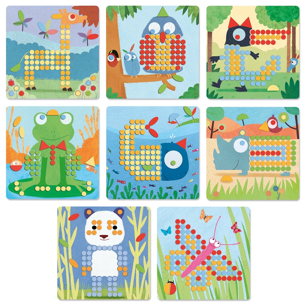 Eduludo – Mozaikové zvieratká z prírody