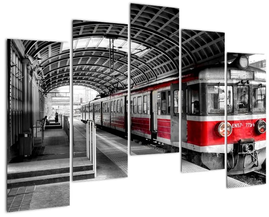 Vlaková stanica - obraz