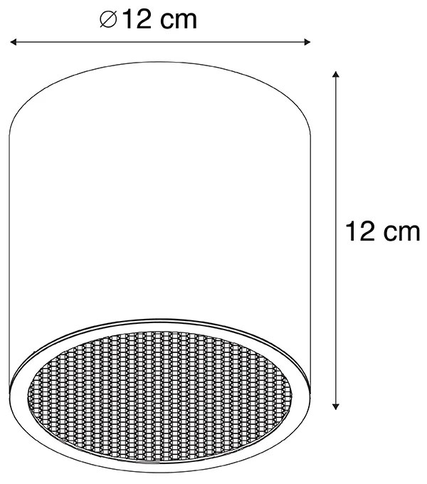 Dizajnové bodové svetlo čierne - Impact Honey