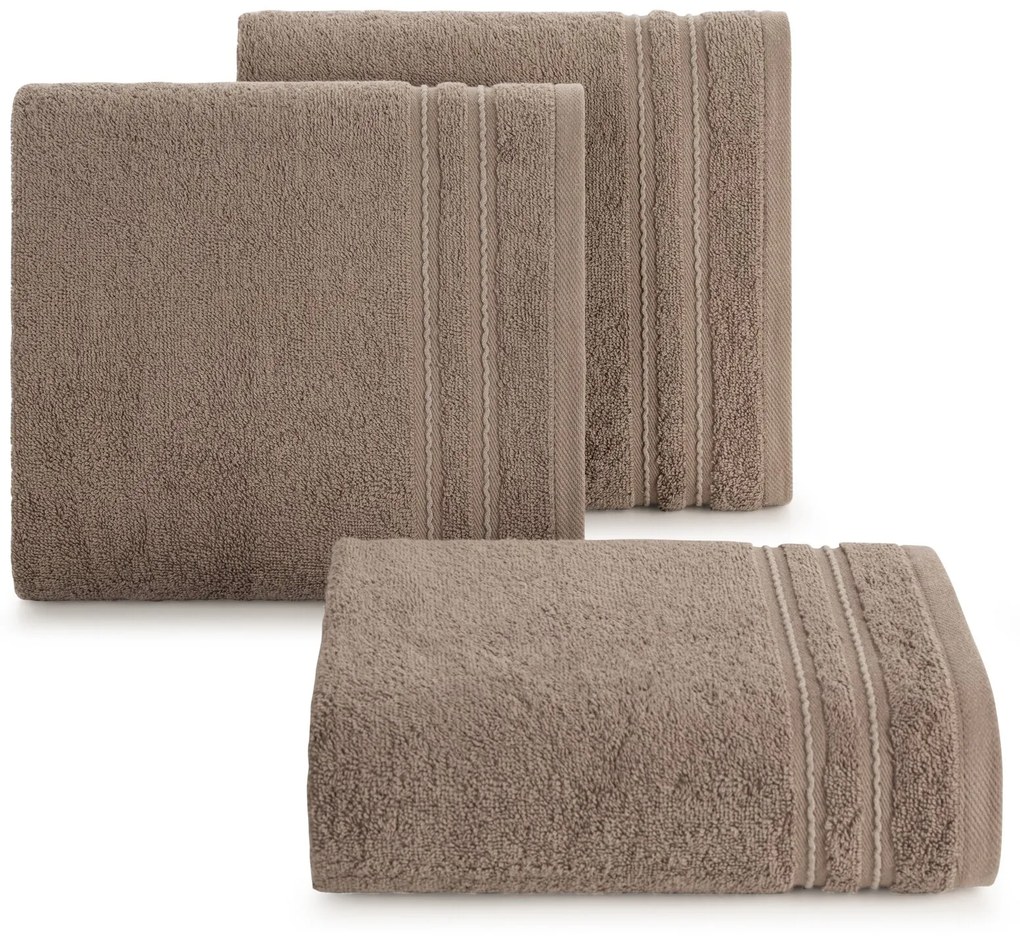 BAVLNENÝ UTERÁK EMINA 30X50 CM HNEDÁ