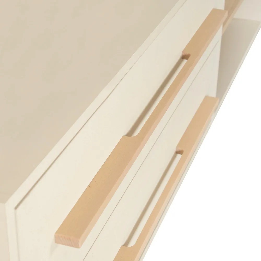 Béžová detská posteľ s úložným priestorom bez roštu 90x200 cm Captain – Roba