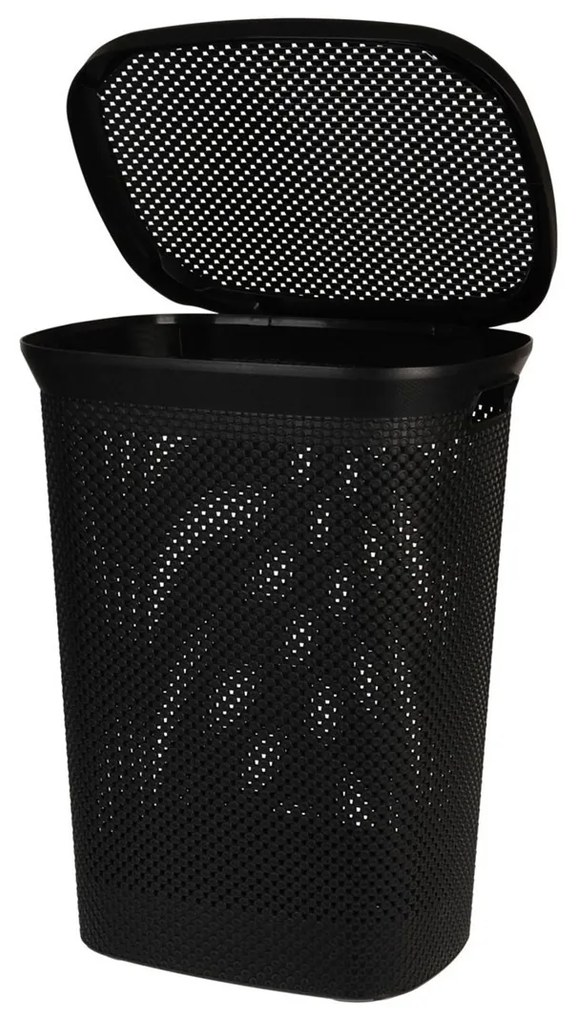 Koš na prádlo STORAGE 60 L černý