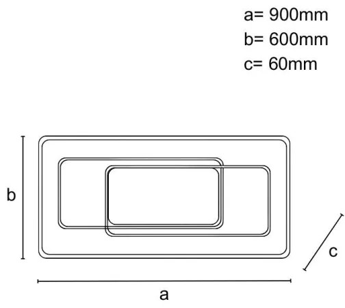 Stmievateľné stropné LED svietidlo 160W/230V 3000-6500K + diaľkové ovládanie