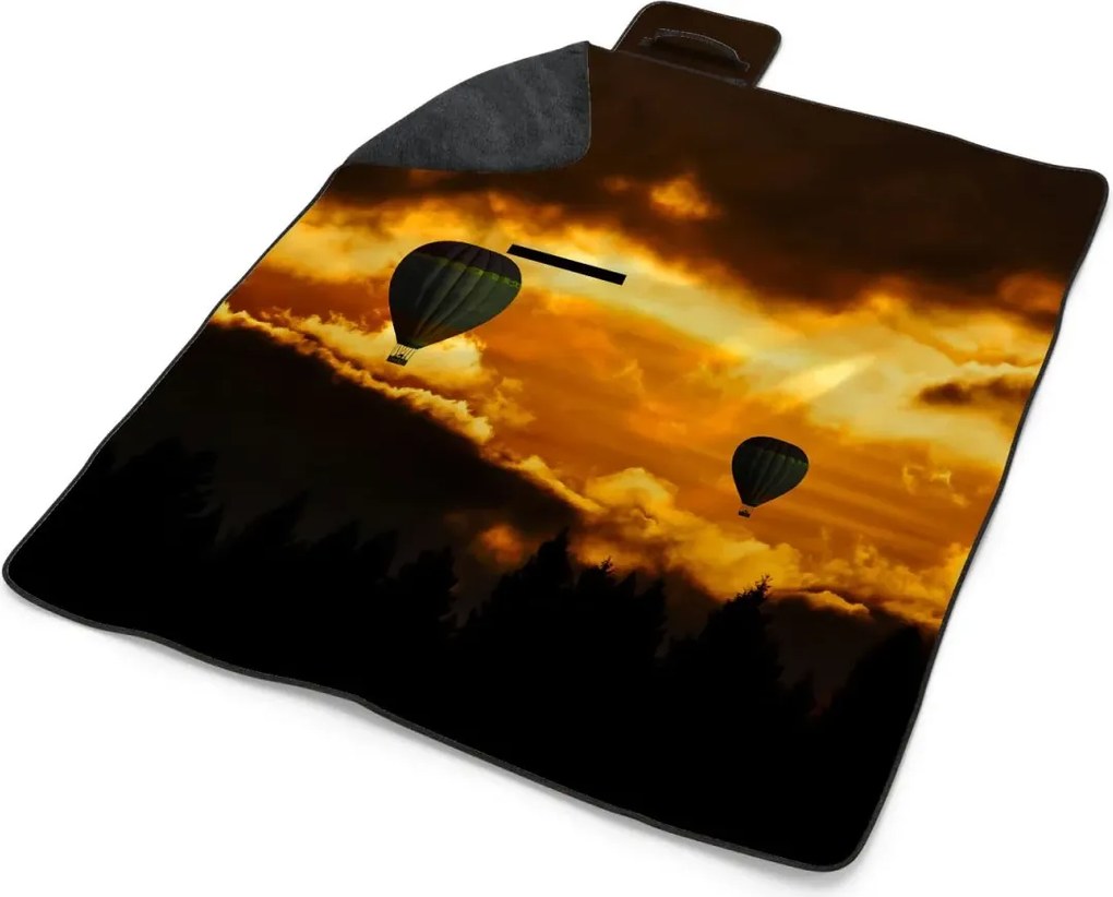 Sablio Plážová deka Teplovzdušné balóny: 200x140 cm