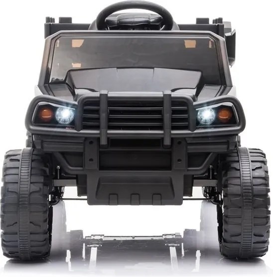 LEAN CARS Batériové autíčko BDM0926 LED MP3 diaľkové čierne