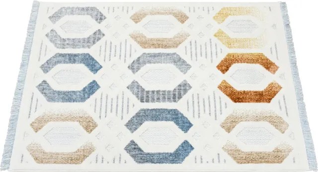 Koberec BROADWAY C0779 biely / sivý / krémový