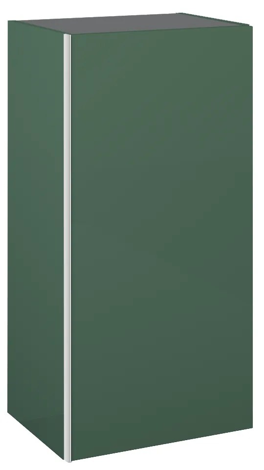 Elita Look, závesná bočná skrinka 40x31,6x80 cm 1D, zelená matná, ELT-168571