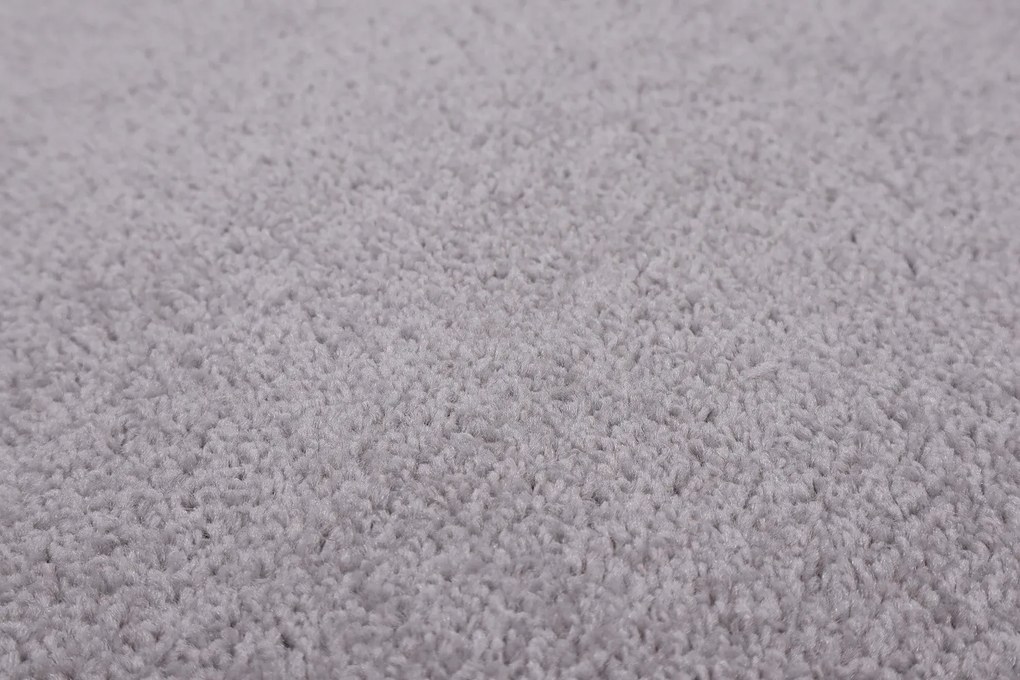 Vopi koberce Kusový koberec Eton sivý 73 kruh - 400x400 (priemer) kruh cm