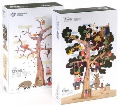 Londji Obojstranné Puzzle 52ks: Strom