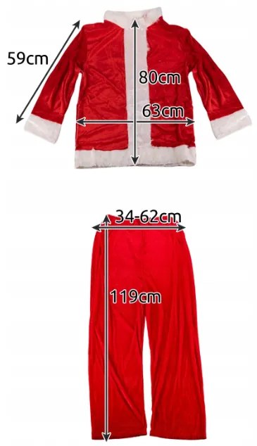 Vianočný kostým Santa Claus