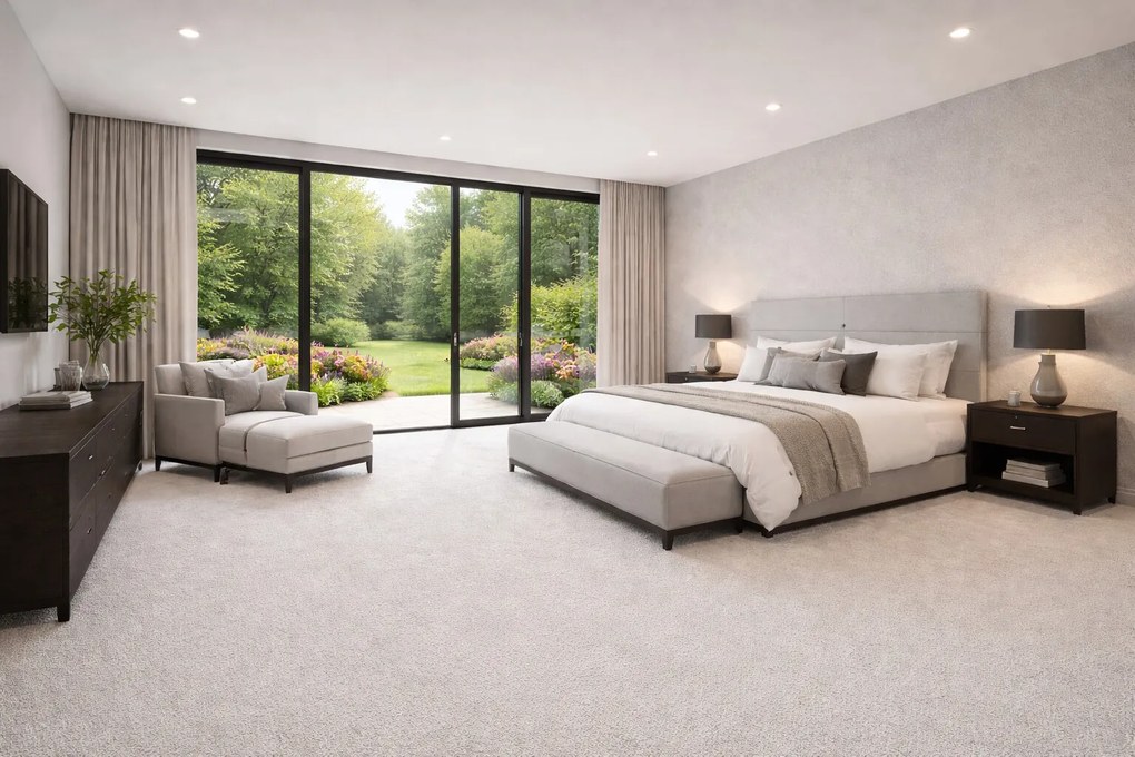 Lano, Koberec metráž Sparkle 440, na mieru, šíře 4m,5m, béžová, ab (mriežka), detská izba