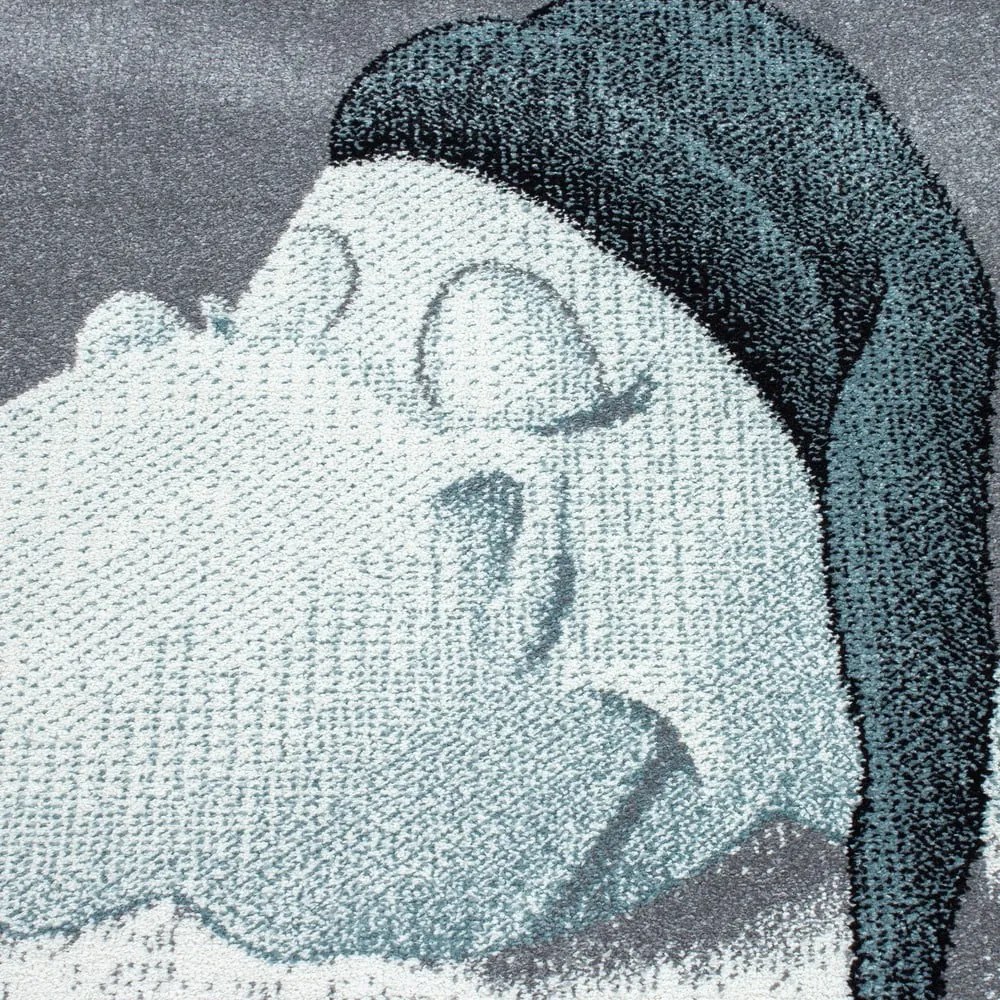 Modro-sivý detský koberec 80x150 cm Bambi – Ayyildiz Carpets