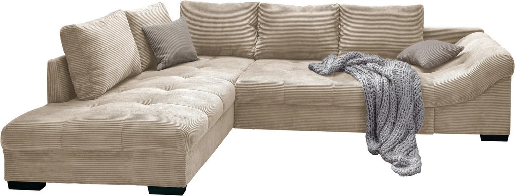 XXXLutz ROHOVÁ SEDAČKA, textil, béžová P & B - Sedačky - 002310006718