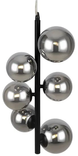 Maytoni MOD545PL-06B - Luster na lanku DALLAS 6xG9/28W/230V čierna