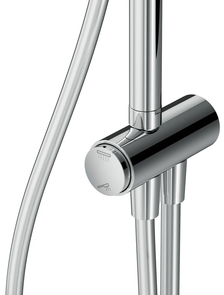 Sprchový systém AM.PM Spike F07PA400 s termostatickou sprchovou batériou, chróm