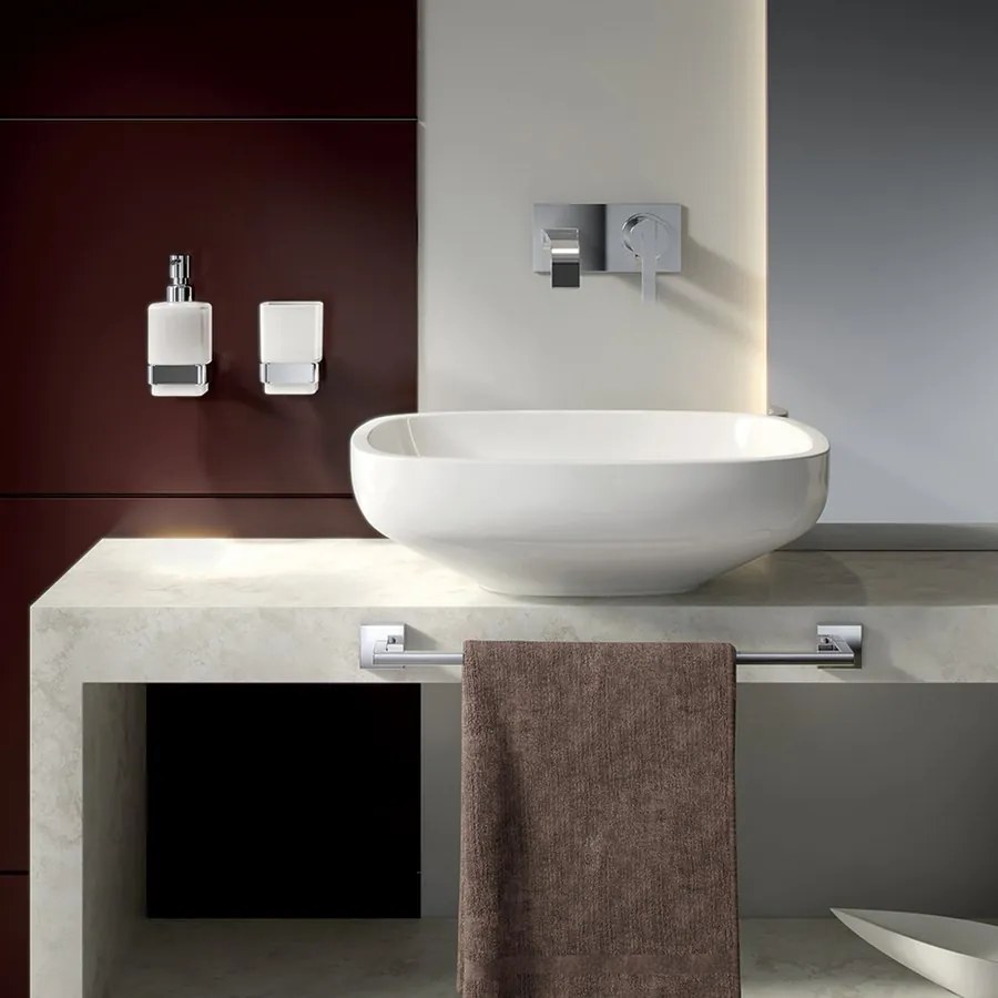 Gedy Gedy, ELBA pohár, mliečne sklo, chróm, A01013