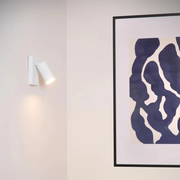 Lucide 09239/11/31 - Nástenné bodové svietidlo CLUBS 1xGU10/40W/230V biela