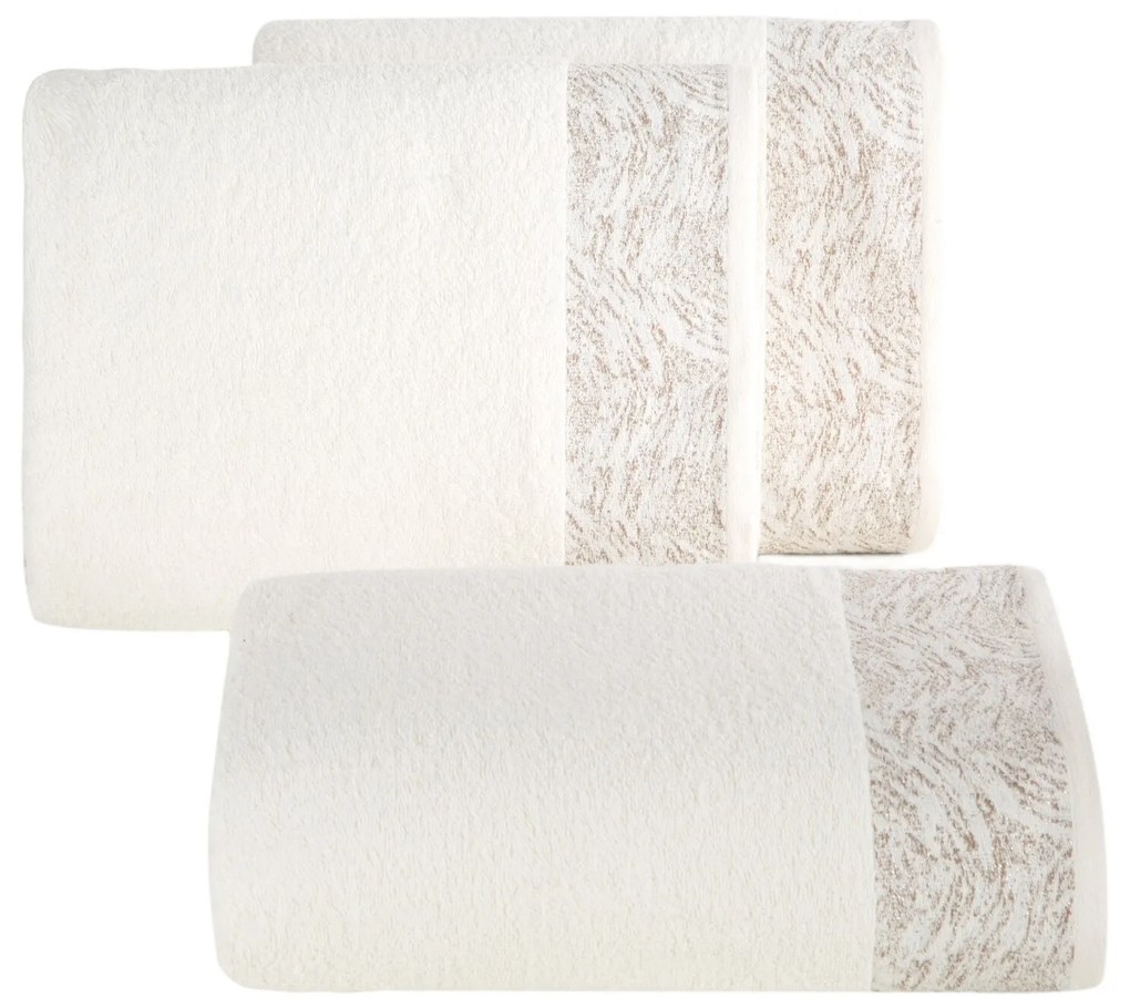 FROTÉ UTERÁK RUBI SADA 6KS 50X90 CM KRÉMOVÁ
