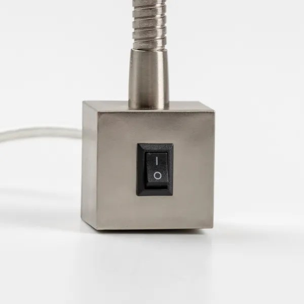 LED lampa s klipom 1xGU10/4,7W/230V matný chróm