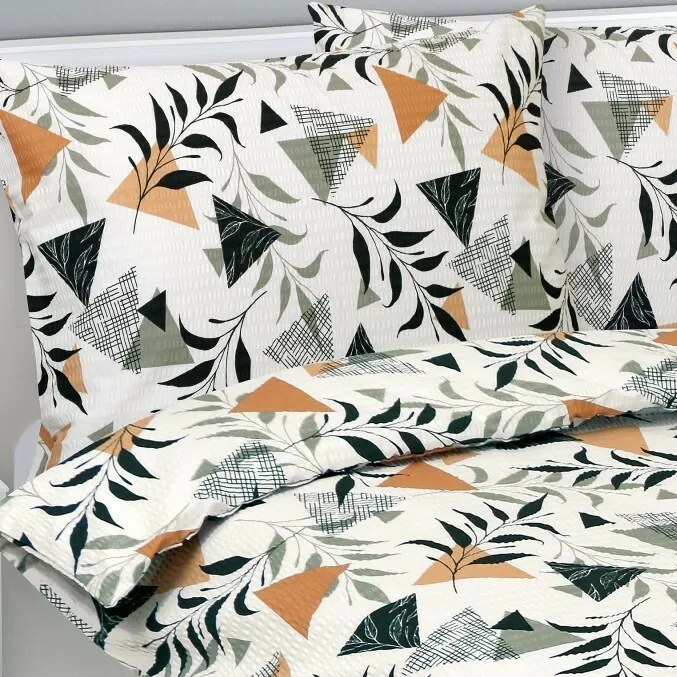 Bellatex Krepová posteľná bielizeň Garden , 140 x220 cm, 70 x 90 cm, 140 x 220 cm, 70 x 90 cm