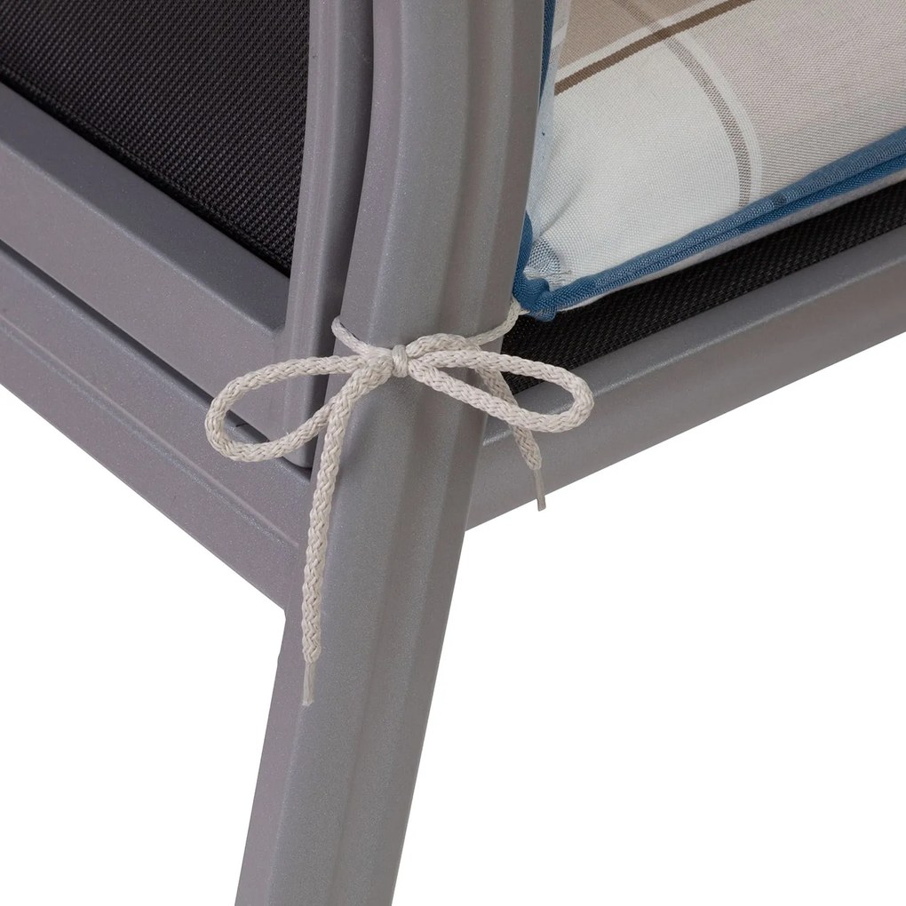Blumfeldt Prato, čalúnená podložka, podložka na stoličku, podložka na nižšie polohovacie kreslo, na záhradnú stoličku, polyester, 50 × 100 × 8 cm