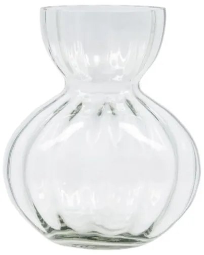House Doctor Sklenená váza Bud Clear 14 cm