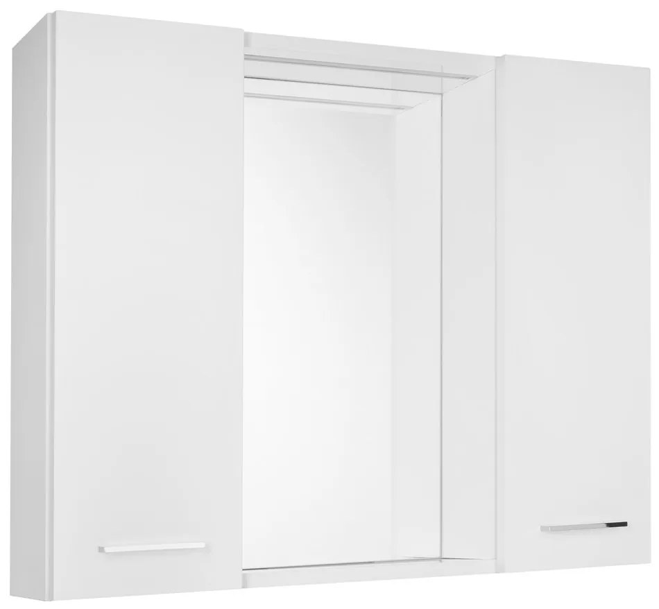 Aqualine Aqualine, ZOJA/KERAMIA FRESH STRIP galérka s LED osvetlením, 70x60x14cm, biela, 45025S