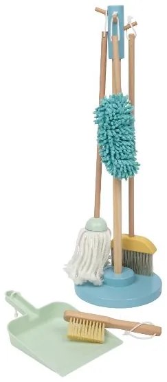 lupilu® Drevená súprava na upratovanie + Drevená žehliaca doska (800011830)