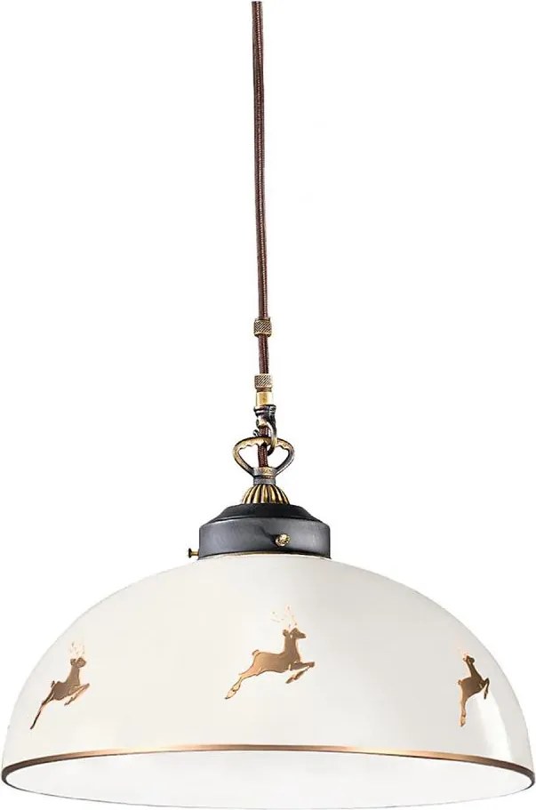 Kolarz 731.32.152-Luster na lankách NONNA 1xE27/75W/230V priemer 36 cm jelení ružové zlato