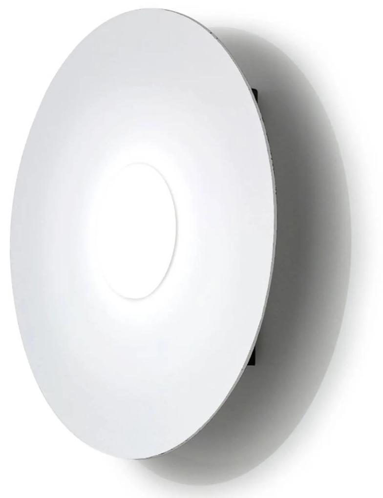 Nástenné LED svietidlo Circle, biele, 1-plameňové