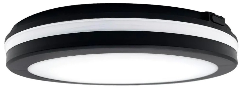 Top Light Top Light - LED Kúpeľňové svietidlo COMET LED/24W/230V IP54 pr. 30 cm čierna TP1783