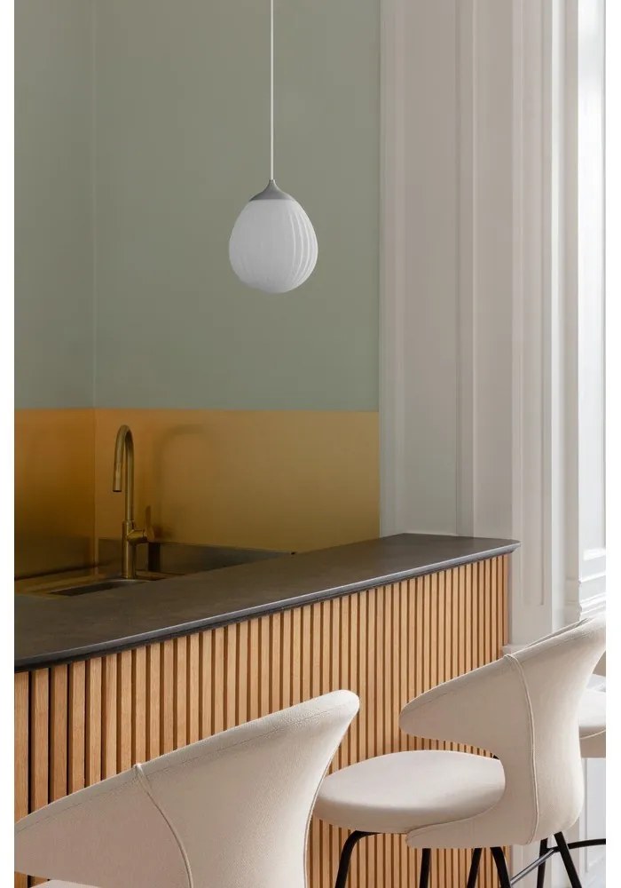 Tienidlo v bielo-striebornej farbe ø 21 cm Around the World Mini – UMAGE