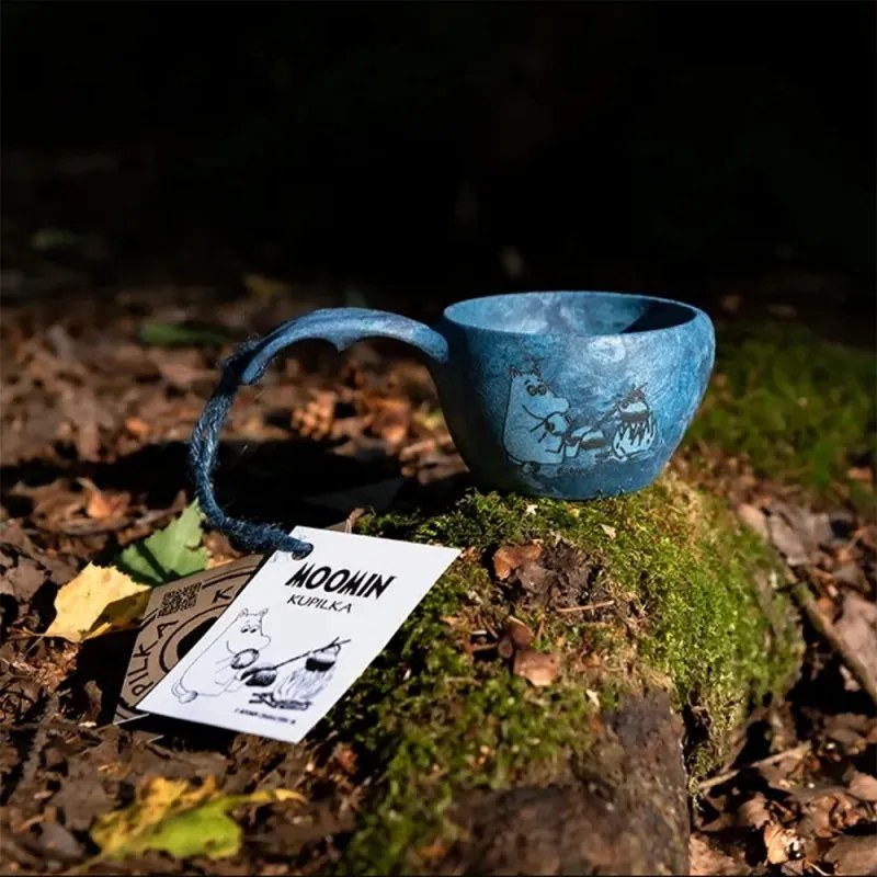 Hrnček kuksa Kupilka Moomin 0,12l, modrý