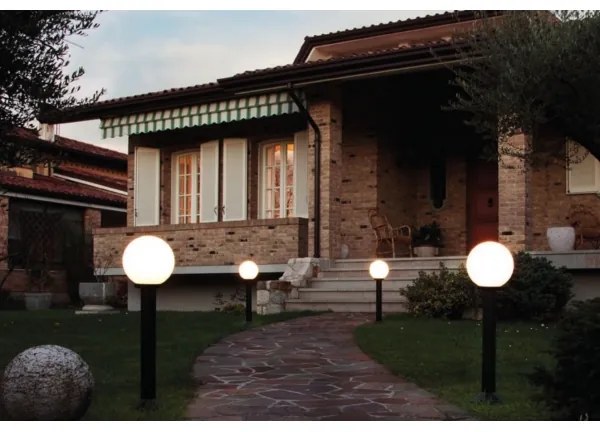 Redo 9780 - Vonkajšia lampa SFERA 1xE27/42W/230V IP44 25x75 cm biela