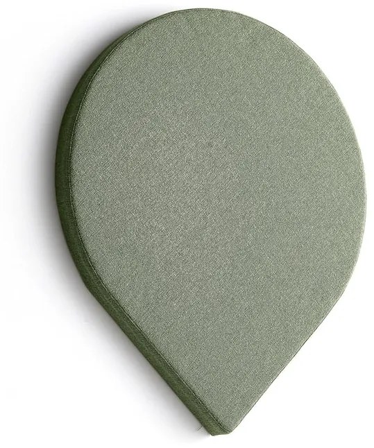 Akustický panel POLY, tvar kvapky, 965x800x56 mm, nástenný, zelená