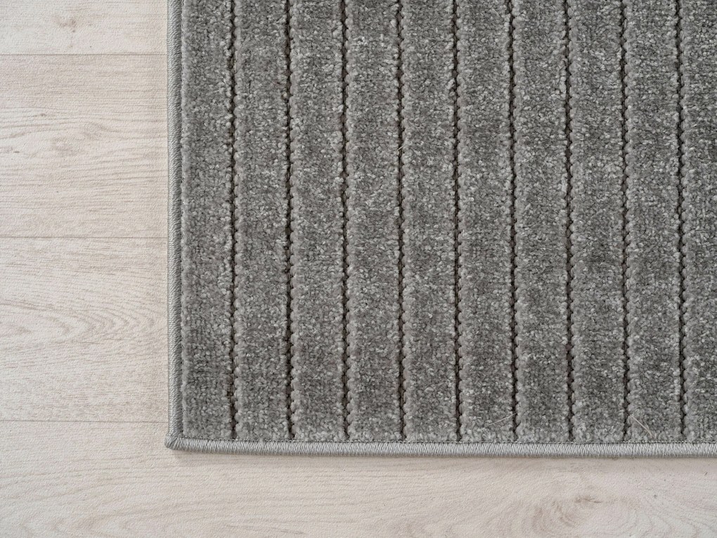Ayyildiz, Kusový koberec Nova 1202 silver - na von aj na doma, 140x200, šedá, chodba / predsieň