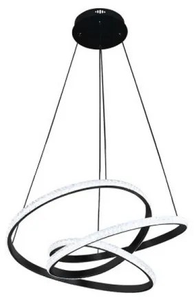 LED stmievateľný závesný luster na lanku LED/90W/230V 3000-6500K pr. 47 cm + diaľkové ovládanie