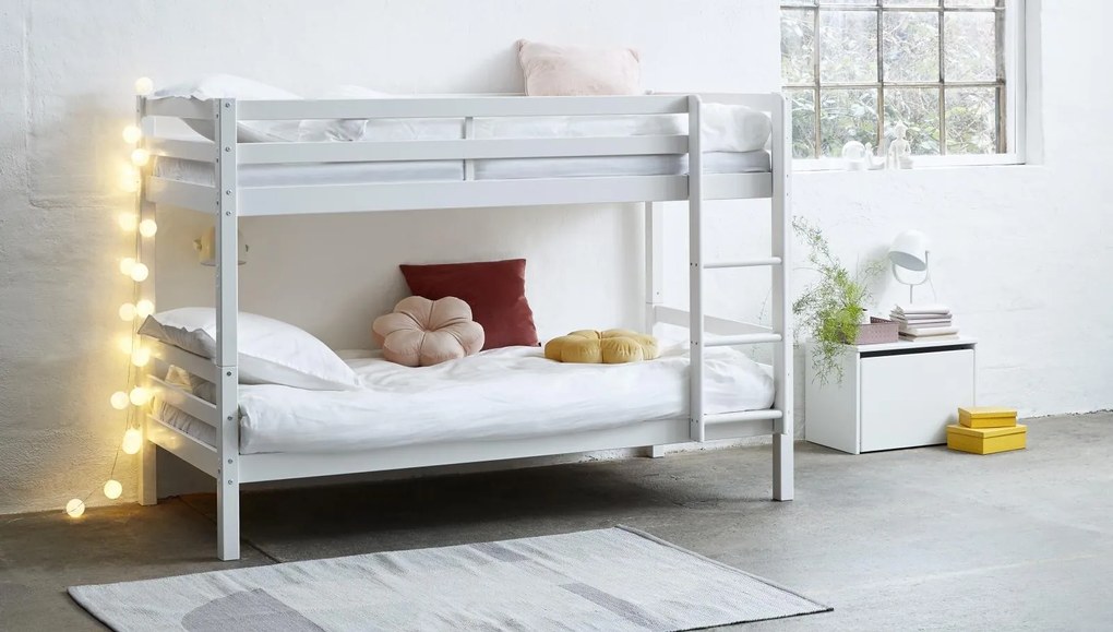 Dvojposchodová posteľ ACTIMA biela