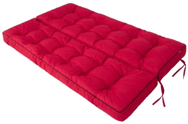 Vankúš na záhradnú hojdačku POLA 140 cm oxford, červený