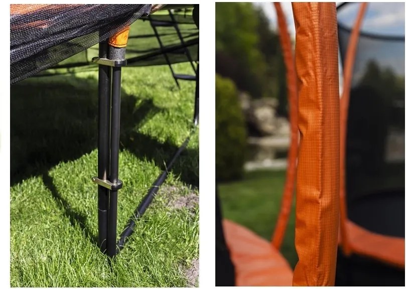 LEAN Trampolína 366 cm - oranžová
