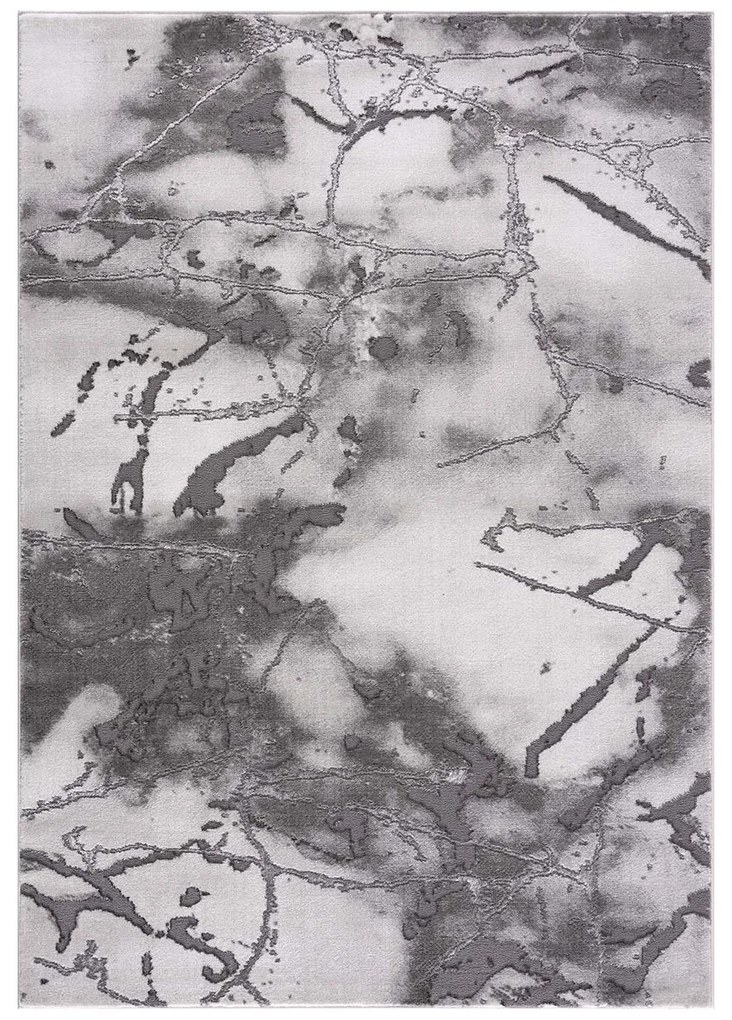 Dekorstudio Moderný koberec CHIC 501 - sivý Rozmer koberca: 80x300cm