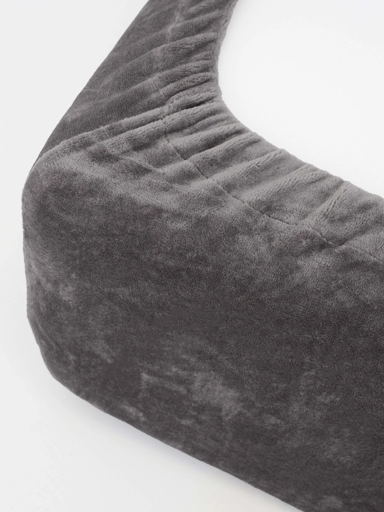 Plachta mikroplyš Deluxe 140 × 200 cm – tmavo sivé