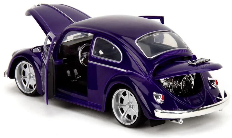 SIMBA Wednesday auto 1972 VW Beetle 1:24 a figúrka Wednesday