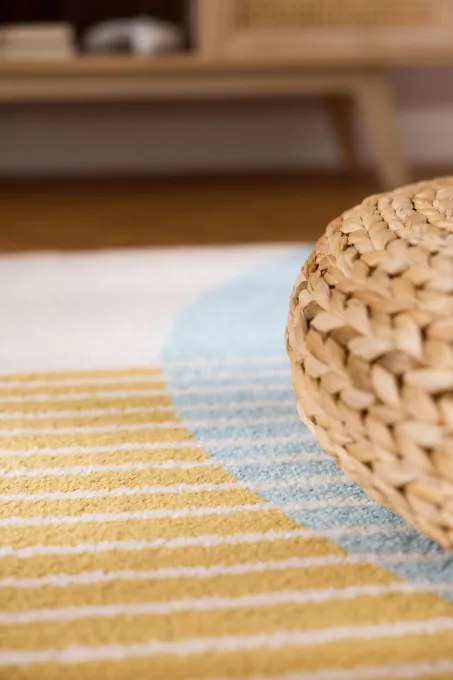 Koberec Muse MU15 modrý Retro