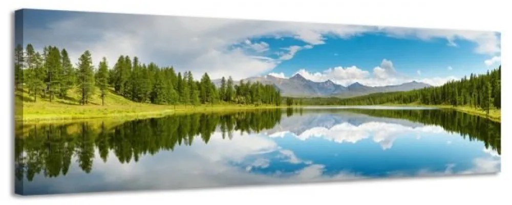 Obraz na plátne Panoráma Mountains, 158x46cm