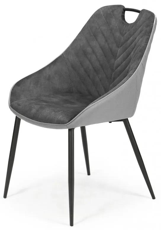 Dizajnová stolička Brinna sivá