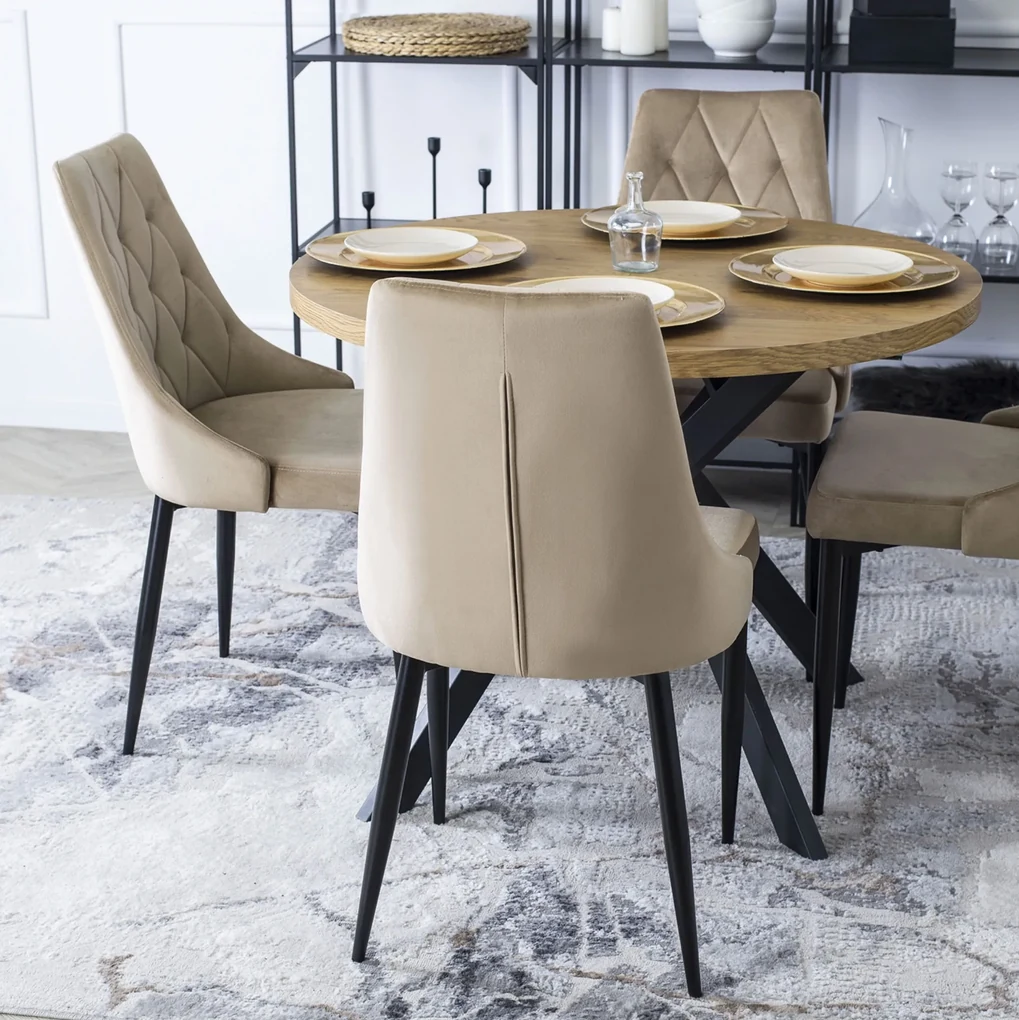 PROXIMA.store - Čalúnená jedálenská stolička CORK FARBA: béžová