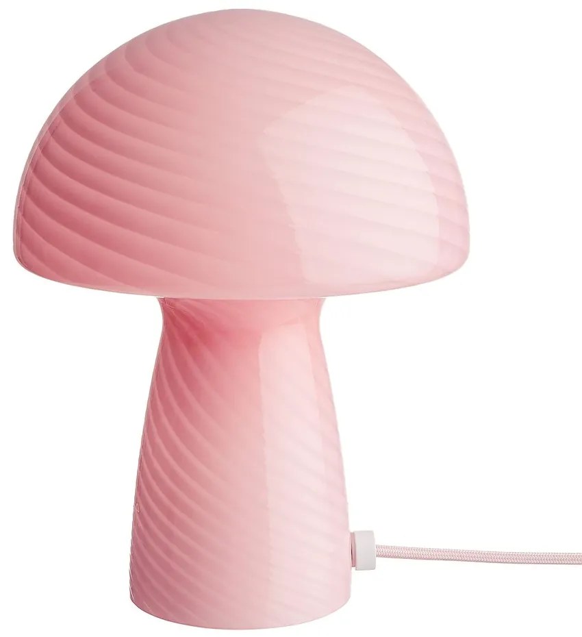 FUNGI TOWN Stolná lampa - sv. ružová