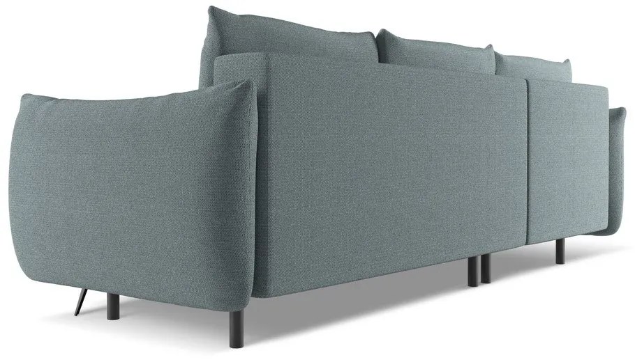 Svetlomodrá rohová pohovka (ľavý roh) Malie – Makamii