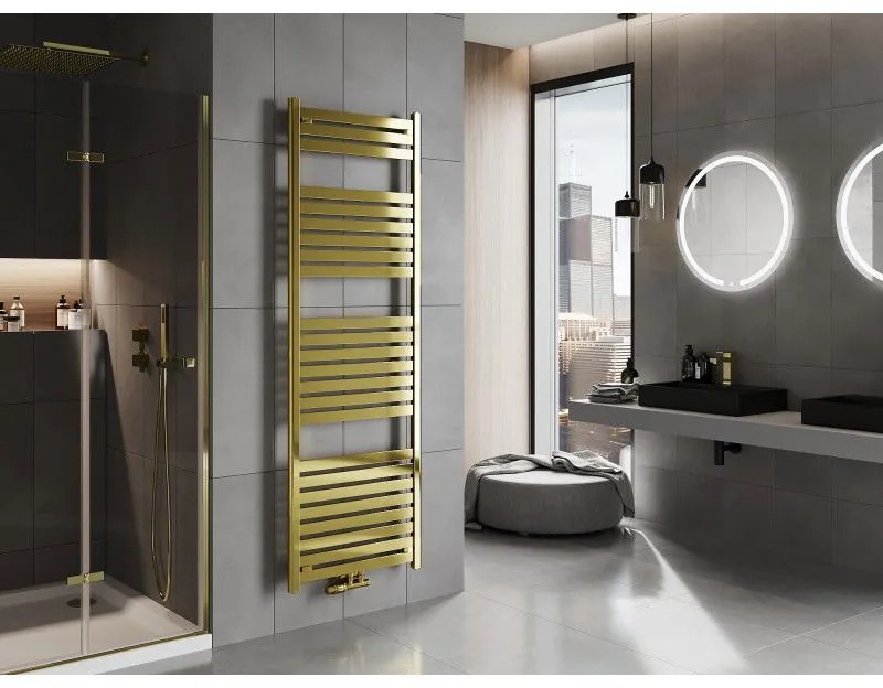 Mexen Uran, vykurovacie teleso 1800x600 mm, 729 W, zlatá lesklá, W105-1800-600-00-50